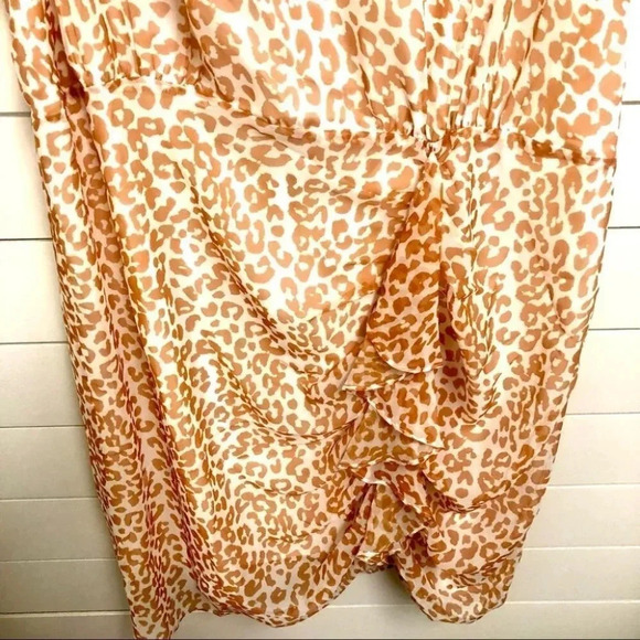 Sam Edelman Leopard Ruffle Accent Sleeveless Crewneck Dress Size 2X, XL NWT - Picture 6 of 14